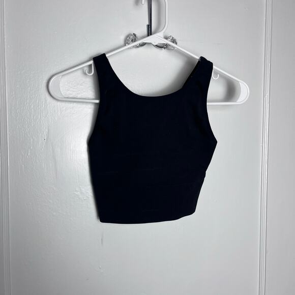 Victoria's Secret Sport Women's Black Light Support Ribbed Sports Bra Small - Picture 1 of 5